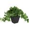 16" Green Pothos Artificial Plant with Black Plastic Pot